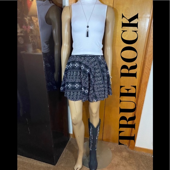 TRUE ROCK Dresses & Skirts - BLACK MINI SKIRT